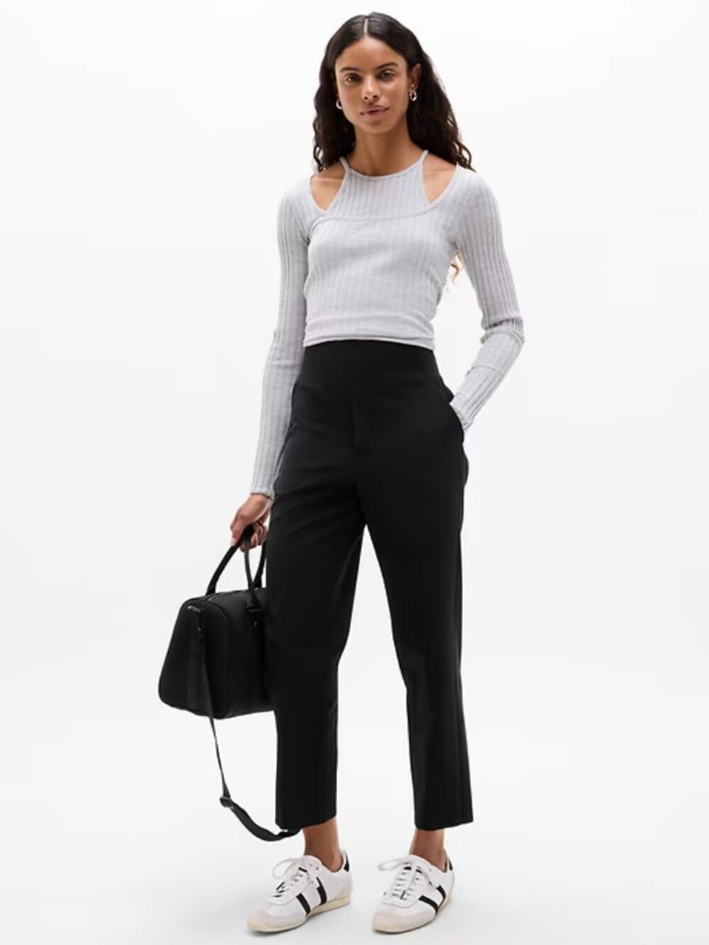 Like New Athleta High Rise Endless Pant - Black - Size 6 Tall - Picture 3 of 4